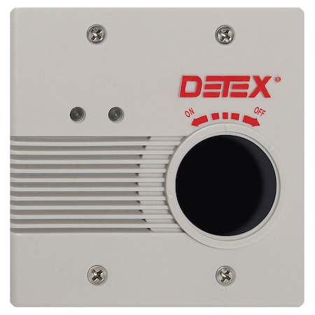 Detex Hardwired Surface Mount Alarm, Switch Activation, Gray EAX-2500SK GRAY